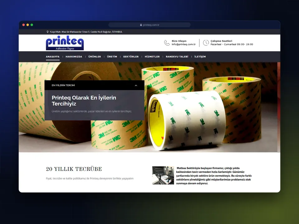 Printeq website